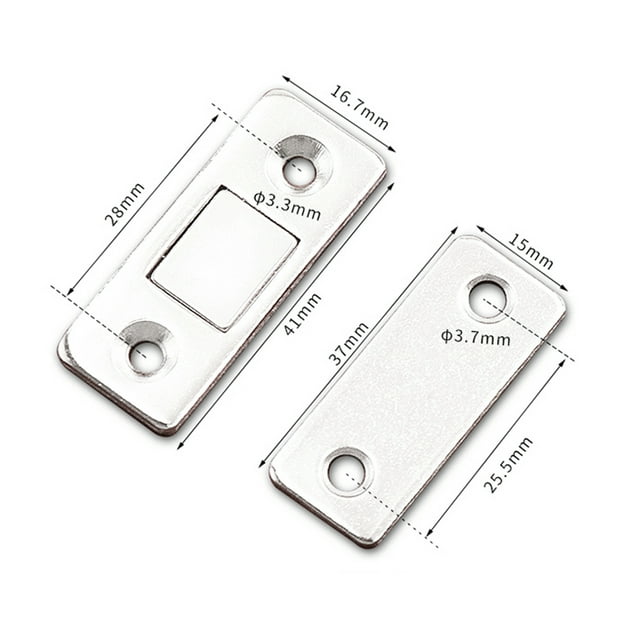 8 Pack Catch Ultra Thin Door Catch Adhesive Drawer Catch