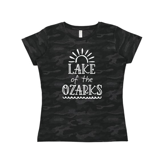 Inktastic Lake of the Ozarks Sun and Lake Women's T-Shirt