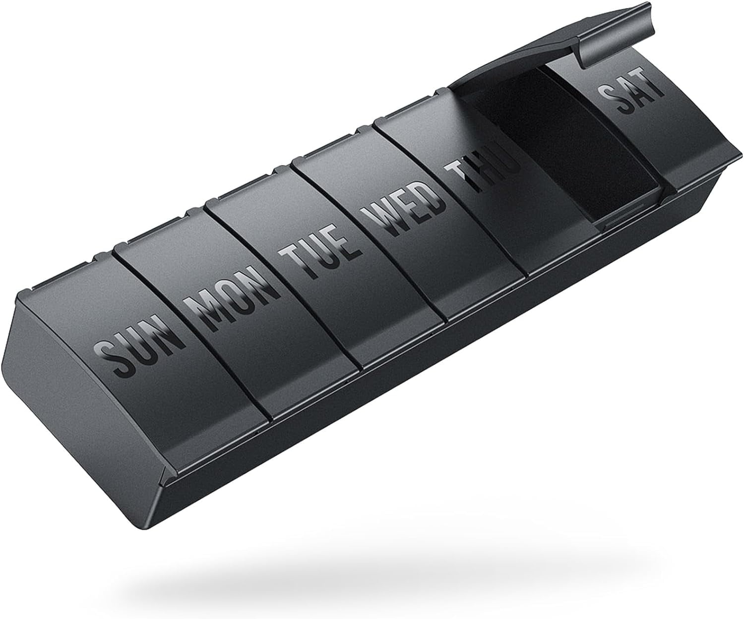 Woeilo Pill Organizer Large, Weekly Pill Organizer, Travel Pill Box Medicine Pill Organizer, 7 Day Pill Case for Big Vitamin Supplements Fish Oil