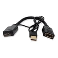 thumbnail image 2 of AddOn - Video adapter - HDMI (M) to USB (power only), DisplayPort (F) - black, 2 of 8