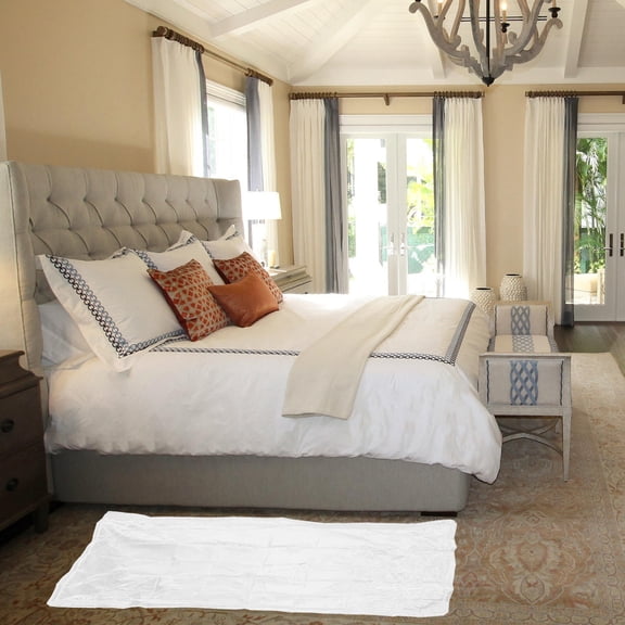 LOLIPPYY White Zipper Mattress Protector for Home Use, and Breathable Cover with Large Capacity