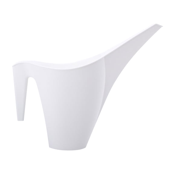 Tunhigl Portable Thickened Plastic Long Spout Watering Can - 1.8L Large Capacity Plant Watering Jug for Indoor & Outdoor Garden, Flowers, Succulents - Lightweight, Leak-Proof Gardening Tool White