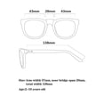 thumbnail image 2 of One opening Kids Square UV400 Protection Transparent Beach Sunglasses, 2 of 5