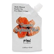 Primal Elements Kaolin Clay Turmeric Brightening Mask, 1.18 oz