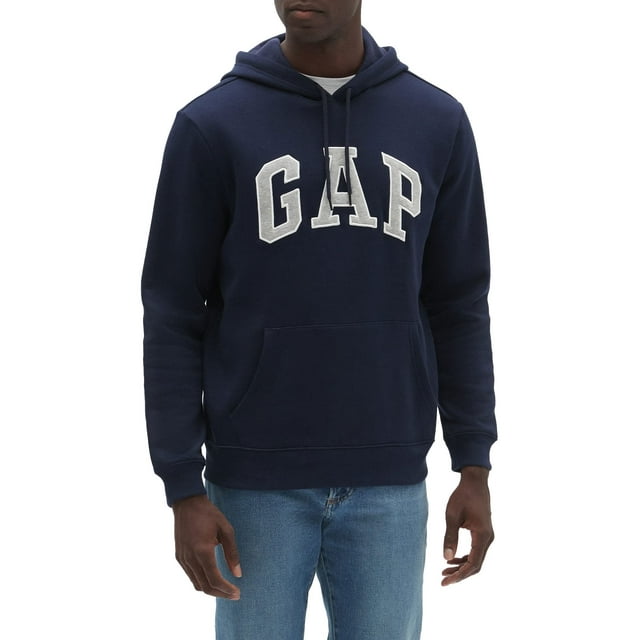 Sudadera con capucha GAP Logo Fleece para Hombre, Tapestry Navy