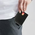thumbnail image 3 of Men Wallet, 10 Credit Card Holder Slots Carbon Fiber Men Thin Wallet Multifunctional  Blocking  For Daily, 3 of 7
