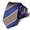 Blue Brown White, variant on 2.36" High-quality Men's Skinny Necktie Deep Purple White Stripe Pattern Business Banquet 6CM Slim Tie