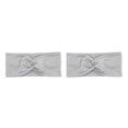 thumbnail image 2 of Diadema de ganchillo Qarigey Banda para la cabeza deportiva floral Gris claro 2Conjunto, 2 of 6