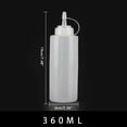 thumbnail image 3 of Botella exprimidora de condimentos de 240ml/360ml/500ml, botella con pico para vinagre, crema, salsa de tomate, 3 of 8