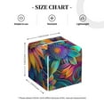 thumbnail image 4 of Sikiie Psychedelic Sunflowers Leather Tissue Box Cover Square, tissue box holder - 5.2”x5.2”x5.2”, 4 of 7