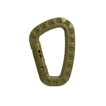 Yammee Outdoor Tactically Carabiner D Rings Spring Gear Clip Fast Carabiner Plastic Hook Backpacks Hangings Buckle