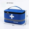 thumbnail image 2 of Blue Red Gray Small Medium and Large Emergency Medicine Storage Portable Travel Medical and Health Storage Bag, 2 of 5