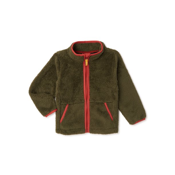 Swiss Tech Toddler Boys’ Faux Sherpa Jacket