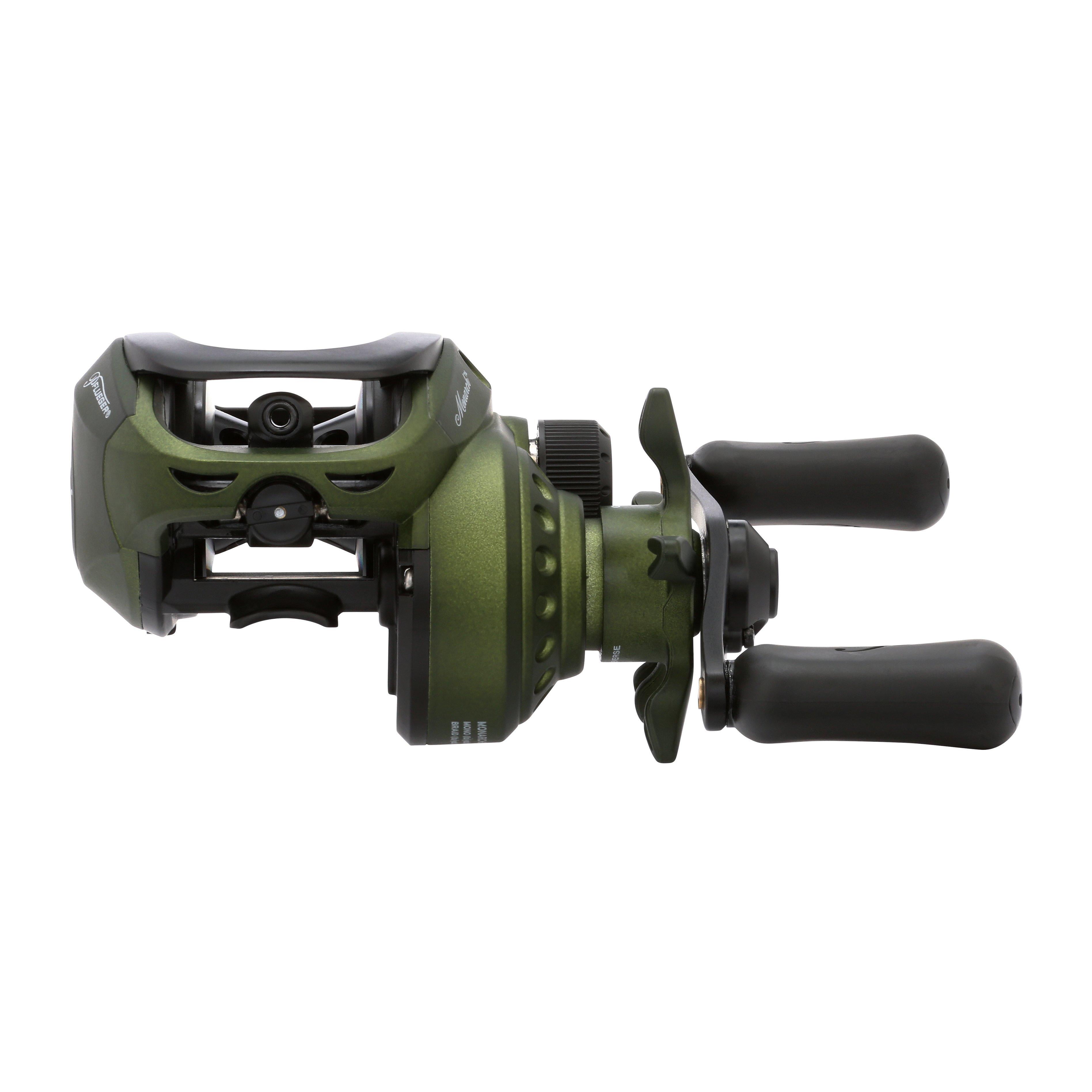 Pflueger Monarch Low Profile Baitcast Fishing Reel, Left-Handed