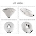 thumbnail image 5 of Collar de recuperación inflable para perros y gatos - Grande, con velcro a cuadros blancos y negros, collar protector ajustable, cono de recuperación cómodo para perros, 5 of 5