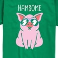 thumbnail image 3 of Instant Message - Hamsome Pig - Toddler & Youth Short Sleeve Graphic T-Shirt, 3 of 6