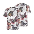 thumbnail image 3 of Daiia Vintage Butterflies Mens Baseball Jersey Button Down Shirts Short Sleeve Sports Uniforms-XX-Large, 3 of 9