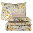 thumbnail image 3 of Literie Marina Décoration ultra douce et luxueuse en duvet d'oie, alternative au duvet d'oie, richement imprimée, avec draps et motif floral d'hortensia moderne, 3 of 4