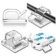 thumbnail image 1 of Cable Clips suoundey, 130 unidades, soporte de alambre autoadhesivo, 1 of 5