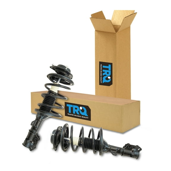 TRQ Front Strut & Coil Spring Assembly Set Driver & Passenger Sides Fits Select 04-09 Kia Spectra 05-09 Spectra5