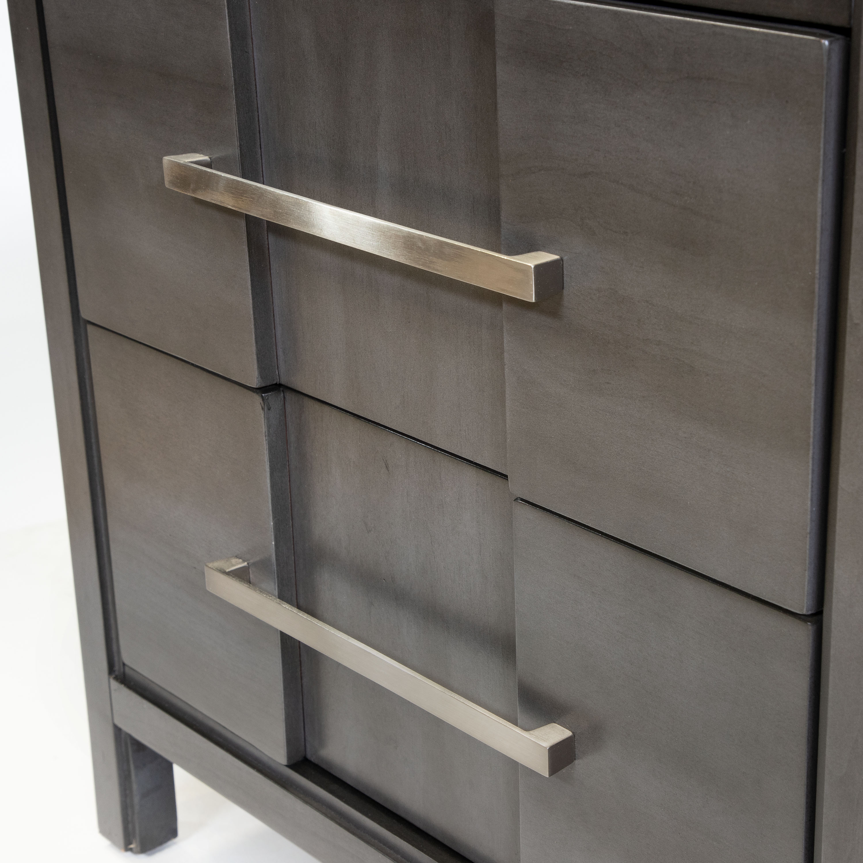 Furniture of America Lowell 2-Drawer Wood Gray Nightstand