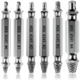 thumbnail image 1 of [6 piezas] Extractores de tornillos dañados, Extractor de tornillos, Extractor de tornillos rotos de acero HSS 4341, Dureza superior a 63 HRC Kuyhfg Bienvenido a Kuyhfg, 1 of 5