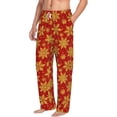 thumbnail image 2 of Balery Christmas With Gold Snowflakes print Men's Pajama Pants,Ultra Lightweight Pjs,Lounge Pant-X-Large, 2 of 9