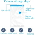 thumbnail image 4 of PinesC 2 Pcs Vacuum Storage Bags for Clothes, Vacuum Storage Bags, Travel Essentials Vacuum Bags for Clothes Travel, 50x70cm vacuum bags for Travel Clothes Pillows Blankets Storage, 4 of 5