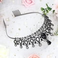thumbnail image 7 of Black Crystal Tiaras and Crowns for Women Girls Princess Crown with Combs Elegant Queen Hair Accessories for Halloween Birthday Wedding Prom Pageant Christmas Cosplay, 7 of 7