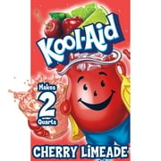 Kool-Aid Unsweetened Cherry Limeade Artificially Flavored Powdered Soft Drink Mix, 0.16 oz Packet