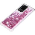 thumbnail image 6 of Compatible with Samsung Galaxy S20 Ultra Case Glitter Luxury Cute Love Liquid Quicksand Clear TPU Girls Women Stylish Bumper Shockproof Protective Case for Samsung Galaxy S20 Ultra Rose Gold YB, 6 of 12