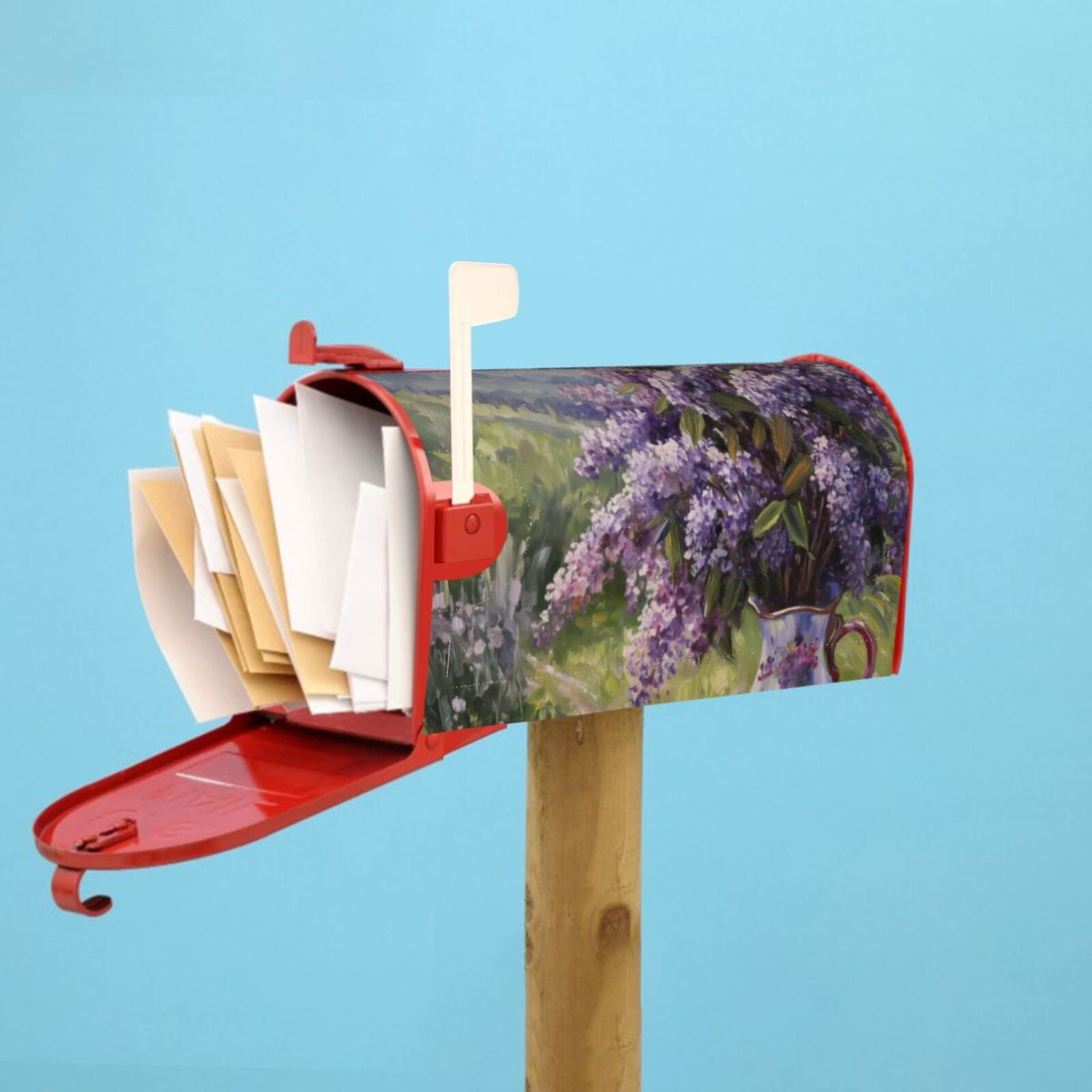 Kdxio Magnetic Mailbox Cover 21x18 in Mailbox Cover Outdoor Decoration Holiday Mailbox Covers for Home Garden Yard-21x18 in