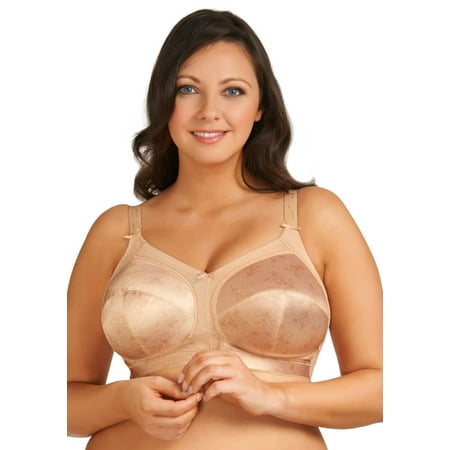 Goddess Cotton Soft Cup - Goddess Clara Women`s Plus-Size Soft Cup Bra, 34H, NUDE