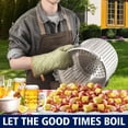 thumbnail image 3 of ARC USA 64QT 16Gallon Stainless Steel Stock Pot All in One Function with  Strainer Basket,Lid,Steamer Divider and Hook Outdoor Cooking and Home Brewing, 3 of 8
