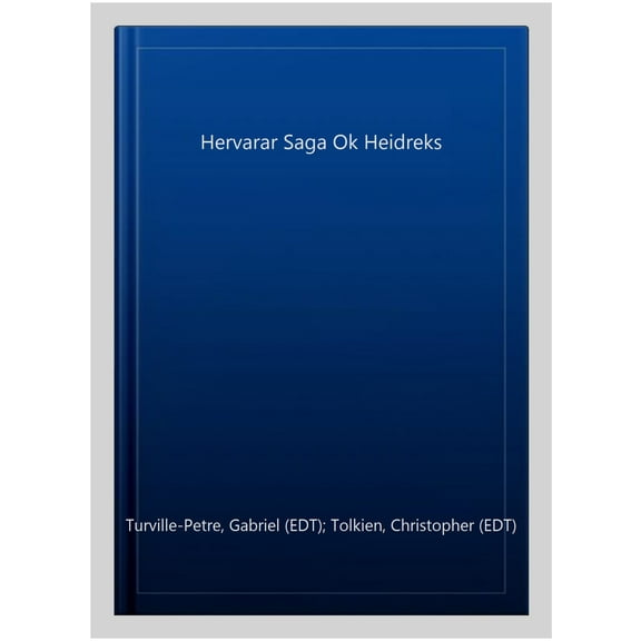 Hervarar Saga ok Heidreks Viking Soc.For Northern Res. (Paperback)