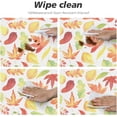 thumbnail image 4 of Round Tablecloth 60 Inch,Stain Resistance Polyester Fall Table Cloth Round,Table Cover for Kitchen Dining Table, Buffet Parties and \u200bHoliday-Fall Maple Leave, 4 of 6