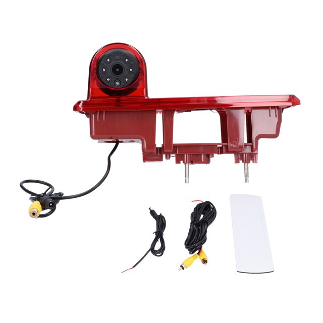 Backup Camera, 12V Night Vision Rear View Camera Brake Light 8 IR LEDs 170° Wide Angle ABS For Car Replacement For Opel Vivaro 2014 ANGGREK Backup Camera