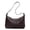 coffee, variant on Genuine Leather Hobo Bag, Women's Grainy Underarm Shoulder Crossbody Purse