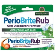 4 Pack - Nature's Answer Periobrite Rub Topical 0.5 oz