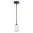 thumbnail image 2 of Millennium Lighting  Bristo 1 Light Pendant Fixture in Multiple Finishes Satin Nickel Satin Nickel, 2 of 2