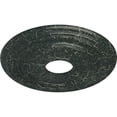 thumbnail image 3 of Ekena Millwork 15 3/8"OD x 3 5/8"ID x 1"P Dublin Ceiling Medallion (Fits Canopies up to 8 1/4"), Hand-Painted Painted Turtle Crackle, 3 of 6