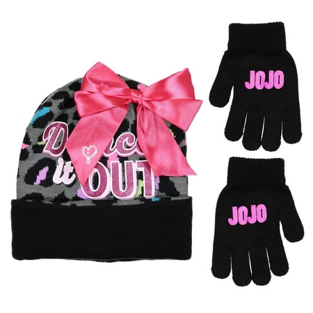 Nickelodeon JoJo Swia Dance It Out Winter Hat Glove Set