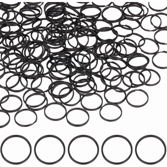 1 Box 200Pcs Metal Split Rings Double Loop Jump Rings Connector Rings Mini Split Jump Ring Small Connectors Key Rings for Jewelry Making Accessories DIY Earrings Bracelet Necklace Keys for diy making