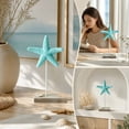 thumbnail image 4 of Starfish Tabletop Ornament Nautical Beach Style Decor With Base Style A for Table Shelf Cabinet and Coastal Room Decor, 4 of 7