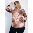 thumbnail image 2 of Avenue Women's Plus Size Skylar Tie Dye Hacci Top, 2 of 2