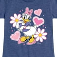 thumbnail image 3 of Disney - Daisy Sticker Look - Youth Girls Short Sleeve Graphic T-Shirt, 3 of 5
