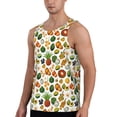thumbnail image 2 of Fuzoiu Lemon Fruits Vegetables Print Men's Workout Tank Tops,Sleeveless Gym Shirt Quick Dry,Fitness Bodybuilding T-Shirt,Muscle Athletic Workout Tee-3X-Large, 2 of 7