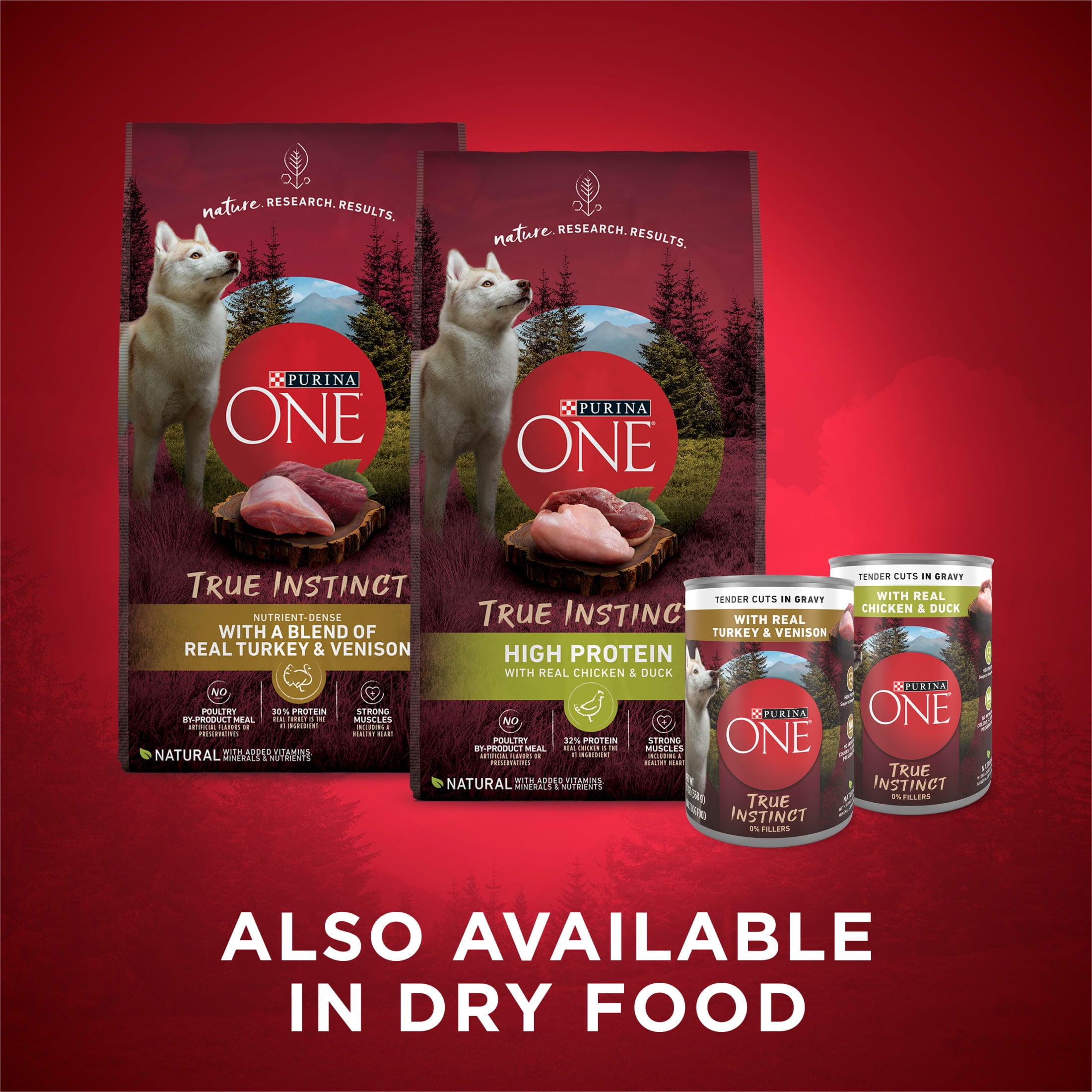 Purina ONE Smart Blend Wet Dog Food, High Protein Soft Gravy Variety Pack, 13 oz Cans