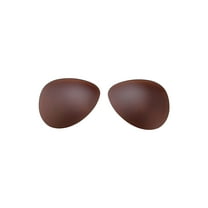 Walleva Brown Polarized Replacement Lenses for Ray-Ban RB4125 Cats 5000 59mm Sunglasses