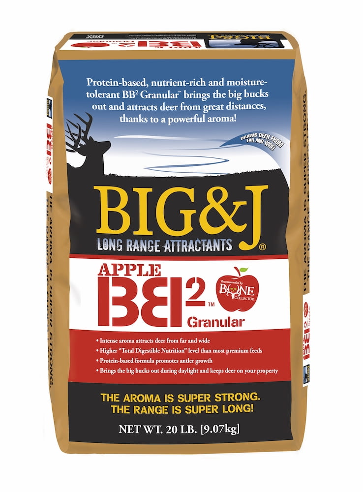 Big & J BB2 Apple Granular 20lb Long Range Deer Attractants